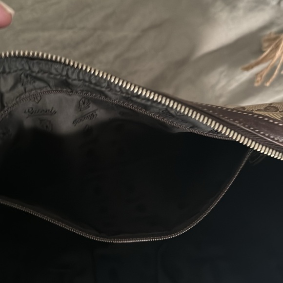 Gucci Brown Monogram Canvas Hobo Bag - Picture 11 of 15